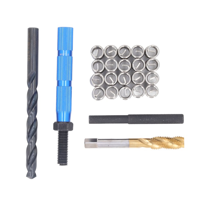 24Pcs Metric Thread Repair Kit M10 X 1.5 X 2D