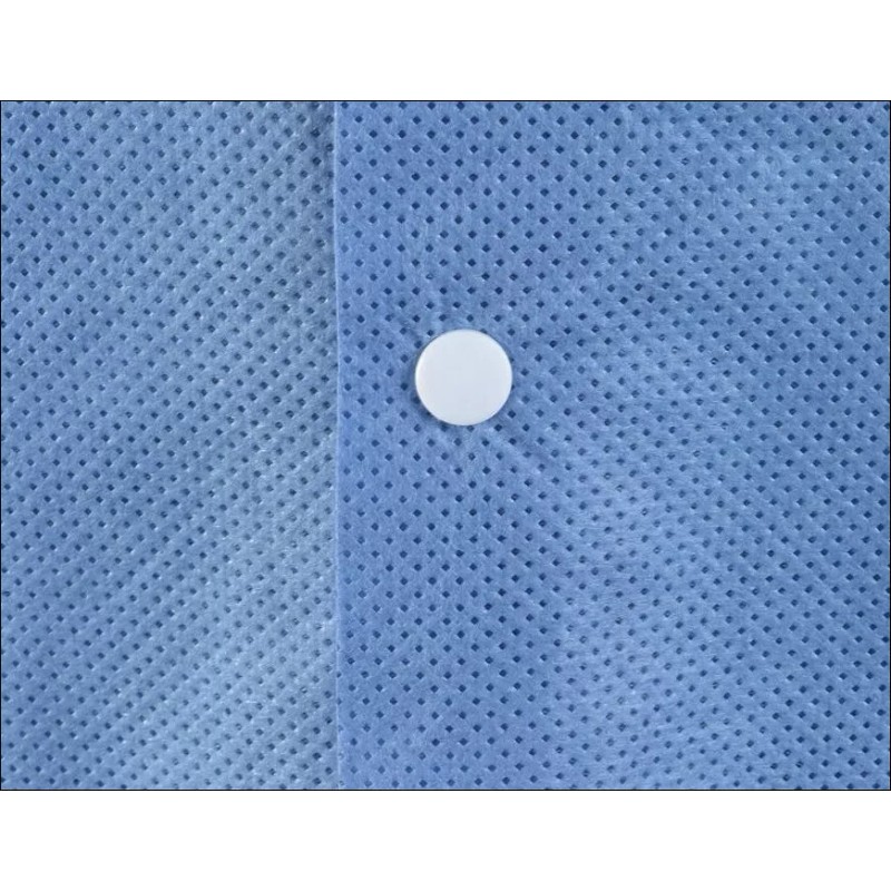 Cardinal Health ISOLATION DIPOSABLE GOWN LAB COAT BLUE SMS KNIT