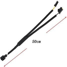 ShuaWdk Toyota Horn Harness, Toyota Single Horn to Double Horn, Conversion Harness, Single Horn to External Double Horn! For Toyota Cars, TOYOTA Horn, Bifurcated Harness, 2 Branch Connectors,