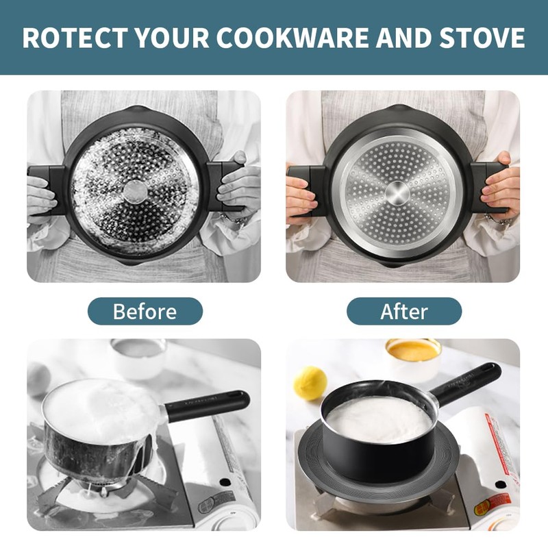Aluminum Gas Stove Heat Diffuser - Conduction Plate, Flame Guard