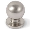 khtumeware Brushed Nickel Cabinet knobs,10 Pack 1 Inch (25mm) Diameter