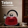 Tetera para estufa de acero inoxidable de grado alimenticio, 3