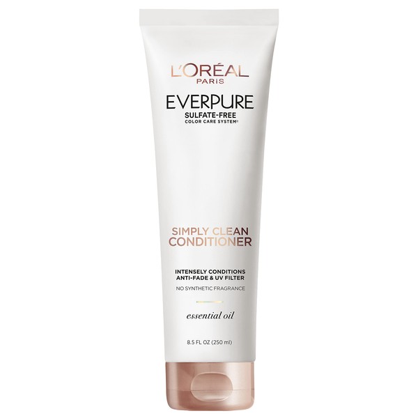 L'Oreal Paris EverPure Sulfate Free Simply Clean Hair Conditioner, Hydrating