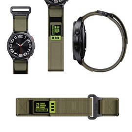 [SQHYWJ] Watch Strap Tactical Nylon Loop Watch Replacement Band 20mm 22mm