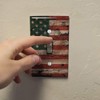 GRAPHICS & MORE Rustic American USA Flag Distressed Plastic Wall