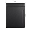 A4 PU Leather Clipboard Folder - 13.6x9.8 Inch Document Organizer,