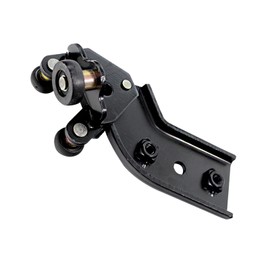 IBESTWOLF Black Durable Upper Lower Sliding Door Roller Bracket Right Side for 1996-2020 Chevy Express 2500 GMC 924-144 924-143 15837340