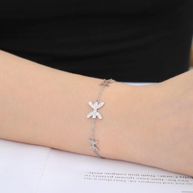 EUEAVAN Africa Berber Symbol Bracelet for Women African Ethnic Kabyle Style Amazigh Bracelet Muslim Tribe Egypt Religious Jewelry Country Pride Gift (silver)