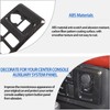 Center Console Auxiliary System Button Panel Decoration Frame Cover Fit