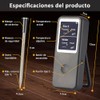 YOMYM Inalámbrico Termómetro Carne,Termómetro Digital Cocina,con 2 Sondas