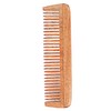 SVATV Handmade NEEM WOOD Detangling Comb for Thick, Curly and