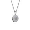 omodofo Sports Pendant Necklace Baseball Inspirational Bible Verse Luke 1:37
