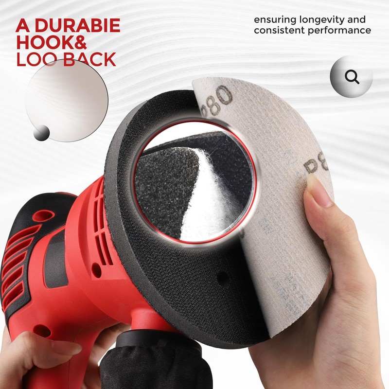STEBRUAM 30pcs 6 Inch Sanding Discs 150mm No Hole Dry