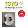TOYO TC17BV Glass Cutter | Brass Handled TAP Wheel Technology