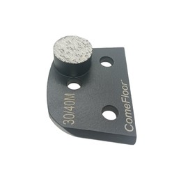 Concrete Floor Grinding Disc, Diamond Metal Grinding Shoes for Concrete Preparation, Compatible with Lavina Onfloor Grinders, Single Round Seg 30/40 Grit Mediumt Bond, Pack of 9