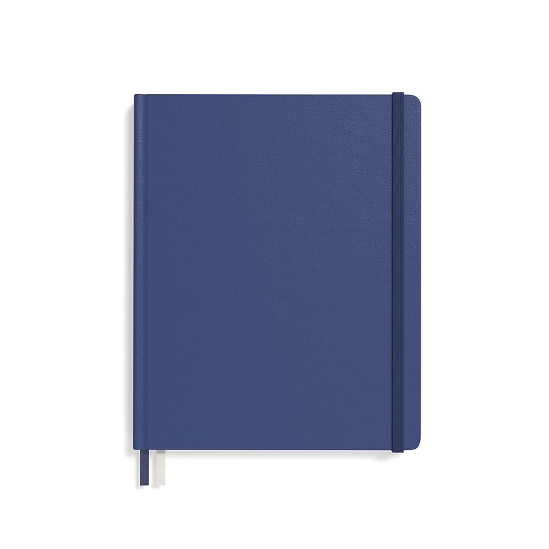 TRU RED Large Hard Cover Ruled Journal, Blue (TR55581)