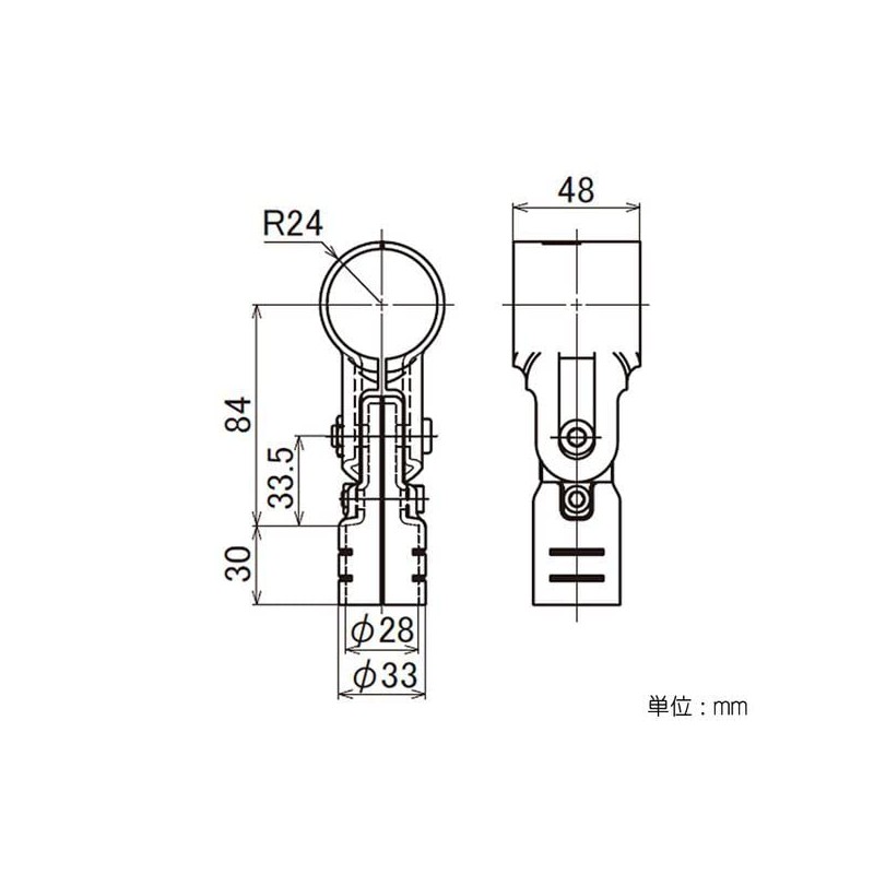 Yazaki Kakko LEJ-7B S Elector Metal Joint with Different Diameter