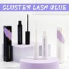 Lash Glue Black for Eyelash Cluster: Wand Bond, Mild, Fast