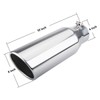 LCGP Diesel Exhaust Tip 4", 6" Outlet 18" Overall Length