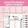Ecg 7 Step Ruler, Ecg/Ekg 7 Step Ruler Card, Portable