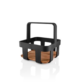 EVA SOLO | Nordic Kitchen Table Caddy | Stylish Serving and Practical Design with Carry Handle for Firm Grip Perfect for Patio BBQs | Black