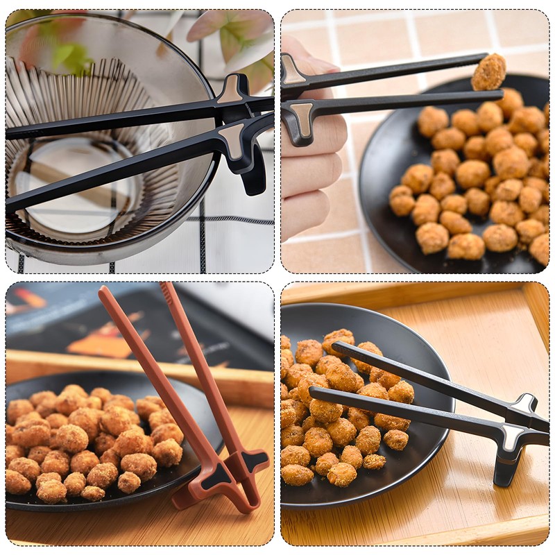 2Pcs Finger Chopsticks, Snack Chopsticks for Gamers Snack Clips Gamepad