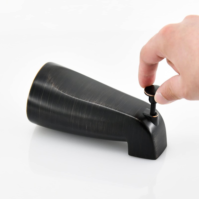 Slip Fit Tub Spout with Pull-Up Diverter for 1/2 inch
