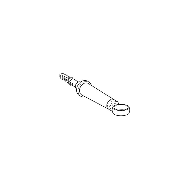 Grohe 37132000 Flushing Pipe Clip for Pipes with Diameter 28