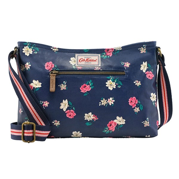 Cath Kidston Oilcloth Crossbody Navy Hampstead Ditsy Bag Handbag