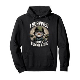 Tummy Ache Survivor | I Survived Today's Tummy Ache Pullover Hoodie