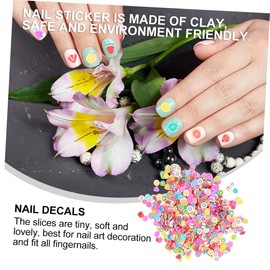 FOMIYES 5000pcs Clay Fruit Slice Nail Stickers for Press Nails Watermelon Strawberry Lemon Pineapple Art Supplies for Boys and Girls Diy Crafts