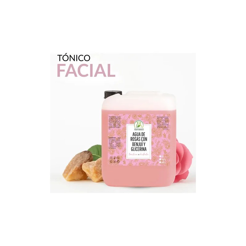 Agua De Rosas Con Benjuí & Glicerina 5 Litros