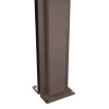 CRL D990DU18C Duranodic Bronze 18" Center Design Series Partition Post