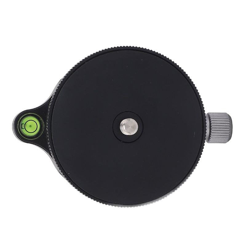 Camera Panoramic Panning Base with Level 60MM Aluminum Alloy CNC