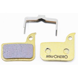 MicrOHERO Disc Brake Pad for Slam SRAM RED HRD/SRAM Force HRD/SRAM Rival HRD/SRAM APEX 1 HRD/SRAM S-700 DoubleTap/SRAM LEVEL ULTIMATE/LEVEL TM (Metal Pad BP-M053)