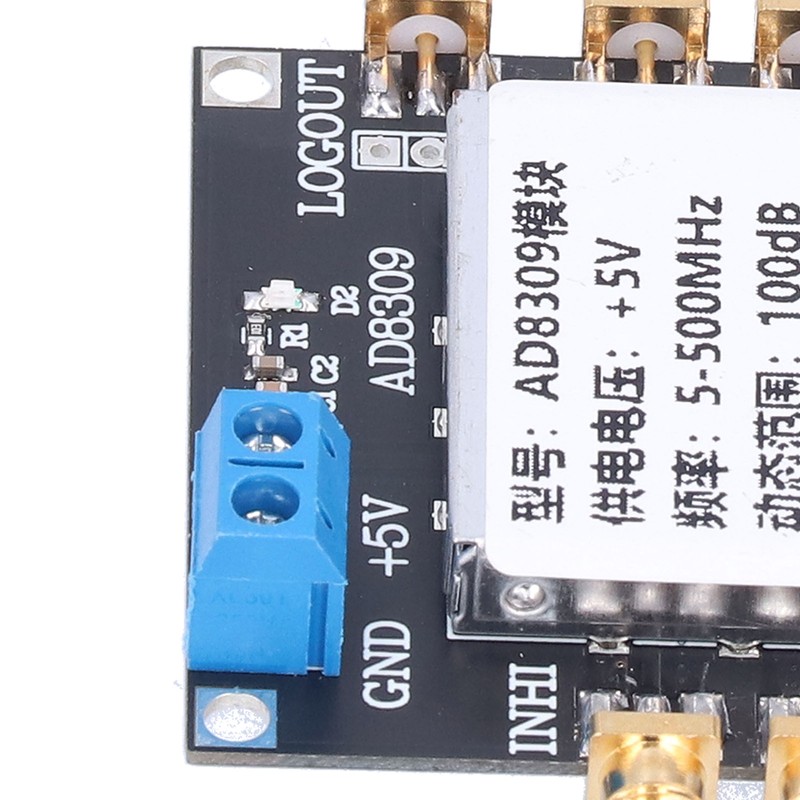 Logarithmic Amplifier Module 100 DB Gain 5MHZ‑500MHZ SMA Amplifier Board