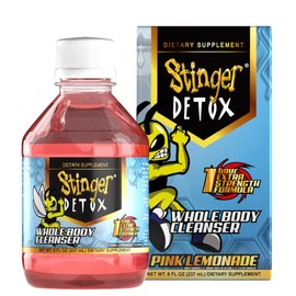 Stinger Detox Whole Body Cleanser 1 Hour Extra Strength – Pink Lemonade - 8 OZ