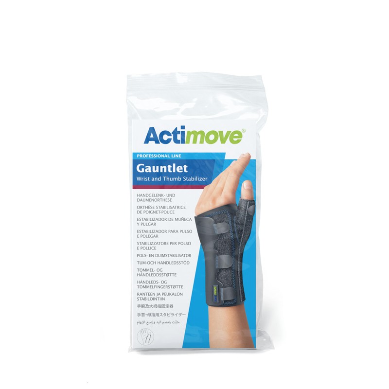 Actimove Professional Line Gauntlet Wrist and Thumb Stabiliser, Right/Left Hand,