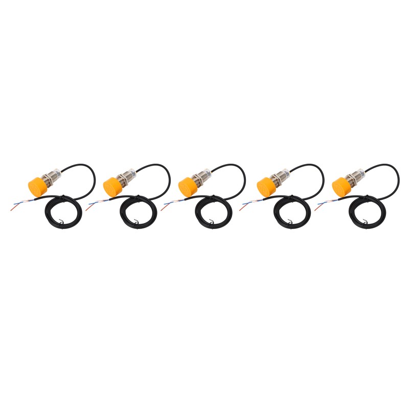 5 Pcs Proximity Switch PNP Normally Open 20mm Detection IP65