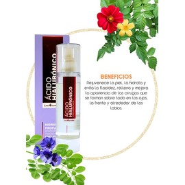 NCREDIBLE Serum Ácido Hialurónico Facial-100 ml-Ingredientes Naturales-Hidratación Intensa-Reafirma y Tonifica tu Piel-Revitaliza Tu Cara-Disminuye...