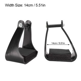 Horse Stirrups, Pom Plastic Riding Stirrups Safety Stirrups Western Stirrups English Stirrups Riding Stirrups High Strength Stirrups Riding Safety Saddle for Saddle, 1 Pair