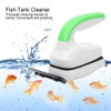 Fish Tank Magnetic Brush Aquarium Double-sided Moss Remover Cleaning Tool