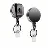 Bestac ID Badge Reel with Clip & Keyring: Features All-Metal