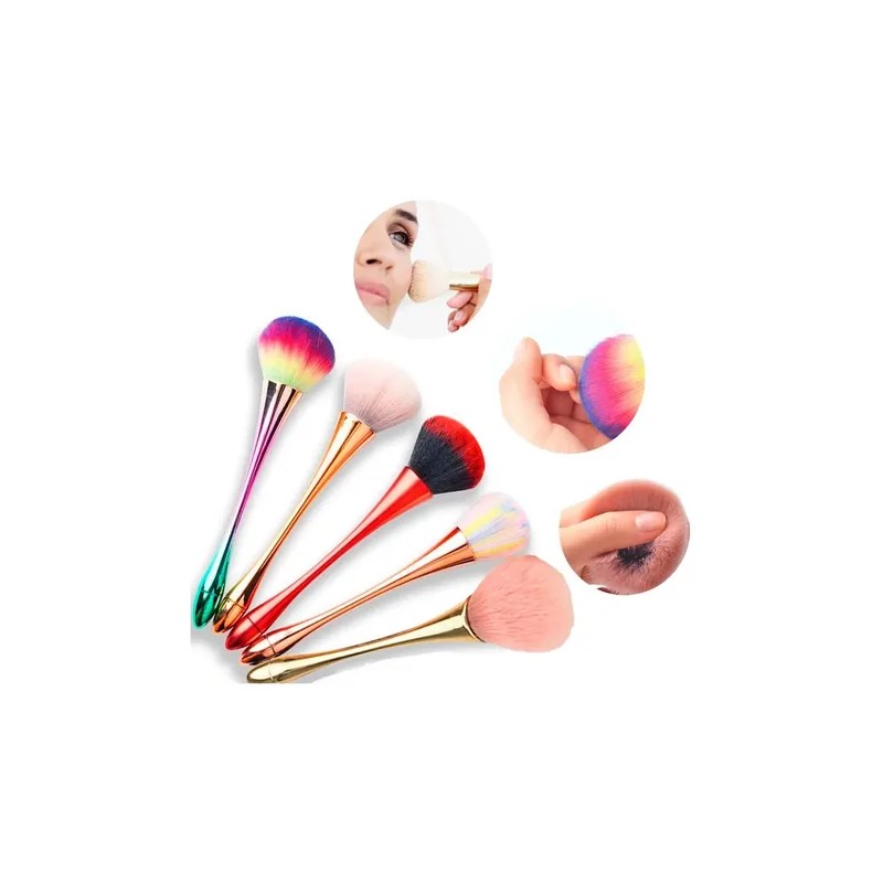 Brochas Para Maquillaje Profesional Rubor Polvo Compacto