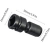 2 Pack 1/2 Square Drive to 1/4 Hex Shank Socket
