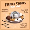 Nostalgia Indoor Electric S'mores Maker with Roasting Forks and Compartment