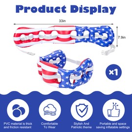 RunNico 7 Pcs PVC Water Workout Equipment, Aquatic Exercise Dumbbells and Cuffs Set, Inflatable Swimming Float Belt with Pull Buoy for Water Aerobics Pool Fitness Sports