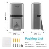 AIKE Wall Mount Liquid Soap Dispenser, 27oz Large Capacity with