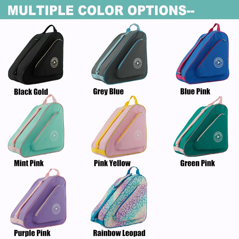 HEXIFUL Skate Bag to Carry Ice Skates, Inline Skates, Roller