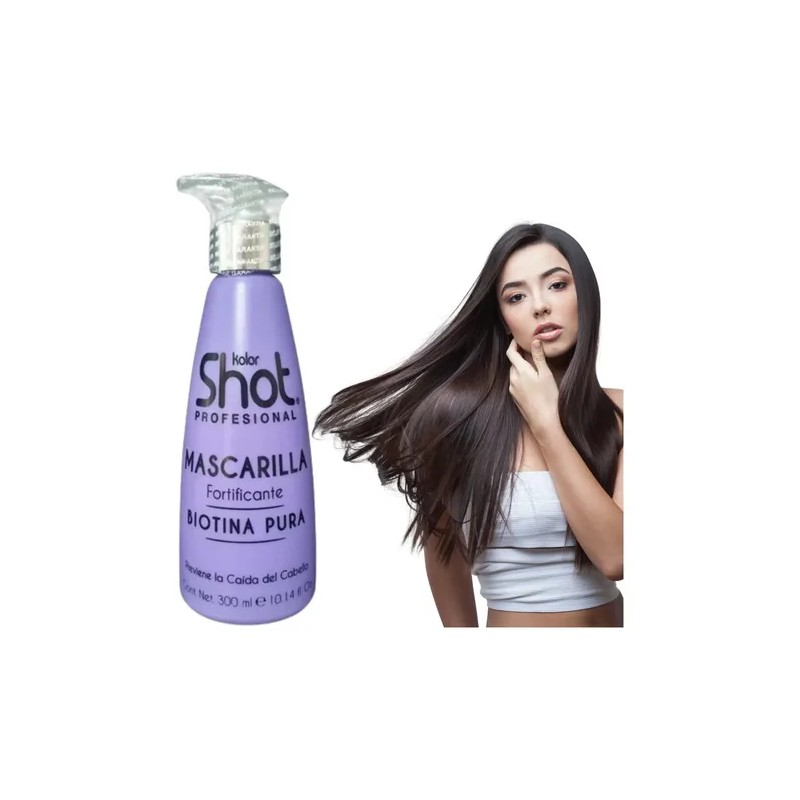 Mascarilla Biotina Cola De Caballo Anticaida Caída Cabello